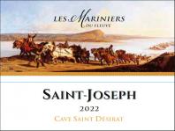 Visuel étiquette SAINT JOSEPH ROUGE LES MARINIERS DU FLEUVE Cave Saint Désirat