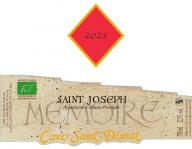 Visuel étiquette SAINT JOSEPH ROUGE CUVEE MEMOIRE Cave Saint Désirat