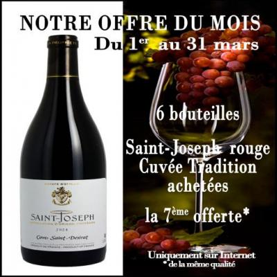 Visuel actualité In March the 7th free ! Cave Saint Désirat