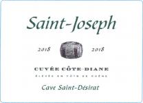 Visual bottle SAINT JOSEPH WHITE CUVEE DIANE Saint Désirat Cellar