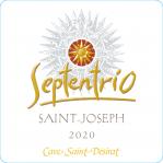 Visuel étiquette MAGNUM SAINT JOSEPH ROUGE SEPTENTRIO Cave Saint Désirat
