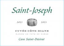Visuel étiquette SAINT JOSEPH BLANC CUVEE COTE DIANE Cave Saint Désirat