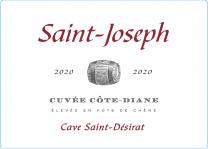 Visuel étiquette MAGNUM SAINT JOSEPH ROUGE CUVEE COTE DIANE Cave Saint Désirat