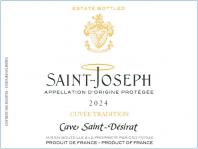 Visuel étiquette SAINT JOSEPH ROUGE CUVEE TRADITION Cave Saint Désirat