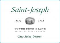 Visuel étiquette SAINT JOSEPH BLANC CUVEE COTE DIANE Cave Saint Désirat