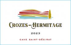 Visuel étiquette AOP CROZES-HERMITAGE Cave Saint Désirat