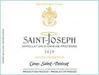 Visuel étiquette SAINT JOSEPH ROUGE CUVEE TRADITION Cave Saint Désirat