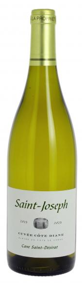 Visuel bouteille SAINT JOSEPH BLANC CUVEE COTE DIANE Cave Saint Désirat